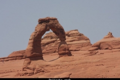 Delicate arch Amerika met kinderen