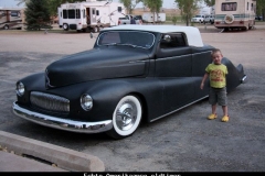 Echte amerikaanse oldtimer Amerika met kinderen