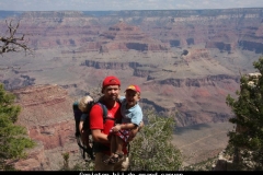 Genieten bij de grand canyon Amerika met kinderen