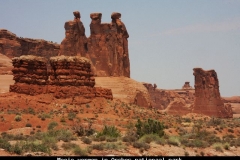 Mooie vormen in Arches nationaal park Amerika met kinderen