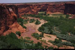 Schoonheid in canyon de chelly Amerika met kinderen