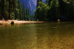 Yosemite natuurlijke schoonheid Amerika met kinderen