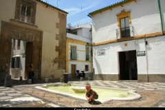 Pleintjes in Cordoba Andalusië met kinderen