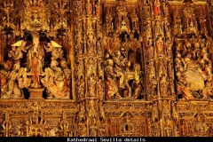 Sevilla kathedraal detail Andalusië met kinderen