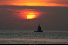 Avondrood Aruba met kinderen