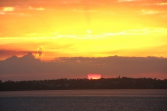 Australië awesome zonsondergang