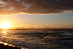 Australië zonsondergang