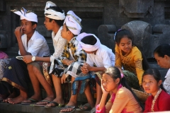 Bali met kinderen Hindoe ceremonies
