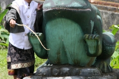 Bali met kinderen kikkerdril
