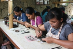 Bali met kinderen zilversmeden