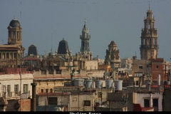 Skyline Barcelona met kinderen