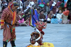 Tshechu Faro Bhutan met kinderen