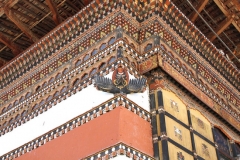Detail dzong Thimphu