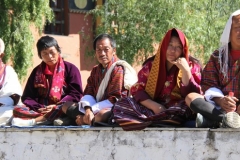 Tshechu Faro Bhutan met kinderen