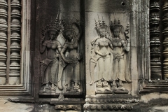 Apsara tekeningen Angkor Wat Cambodja