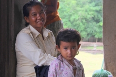 Gezinsfoto Angkor Wat Cambodja
