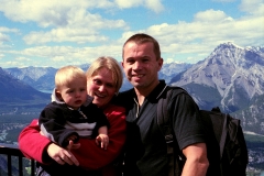 Banff Canada met kinderen