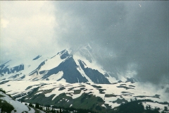 Coast mountains Whistler Canada met kinderen