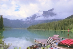 Emerald lake Canada met kinderen