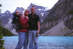 Morraine lake pracht Canada met kinderen