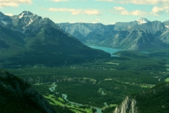 Uitzichten over de Rocky Mountains Banff Canada met kinderen