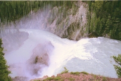 Yoho watergeweld Canada met kinderen