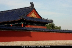 Bij de tempel van de hemel Beijing met kinderen
