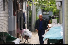 In de hutongs Beijing met kinderen