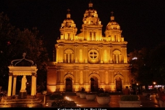 Kathedraal in Beijing met kinderen