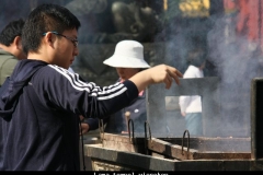 Lama tempel wieroken Beijing met kinderen