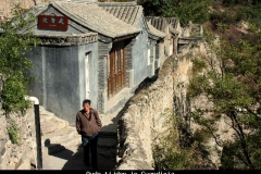 Oude tijden in Cuandixia Beijing met kinderen