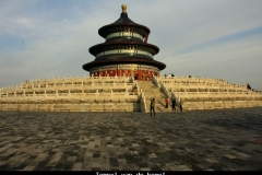 Tempel van de hemel Beijing met kinderen