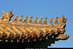 Verboden stad details Beijing met kinderen