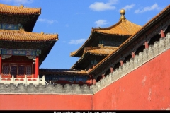 Verboden stad magische vormen Beijing met kinderen