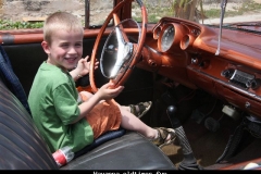 Havanna oldtimerfun Cuba met kinderen