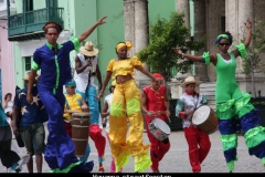 Havanna straatfeesten Cuba met kinderen
