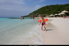 Strandfun Curacao met kinderen