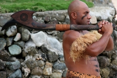 Fiji met kinderen bruiloft krijger