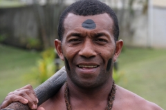 Fiji met kinderen kannibaal