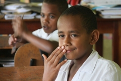 Fiji met kinderen scholier