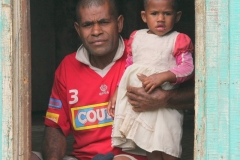 Fiji met kinderen trots