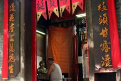 Hong Kong Tin Hau tempel kleuren