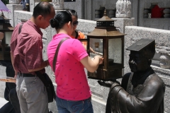 Hong Kong tempel devotie