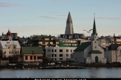 Reykjavik is een kleurige en hippe stad IJsland met kinderen