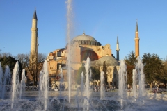 Hagia Sophia Istanbul met kinderen