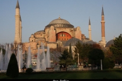 Aya sofia Istanbul met kinderen