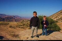 Dana natuurschoon rummana campsite Jordanië met kinderen