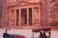 Petra op de terugweg Jordanië met kinderen
