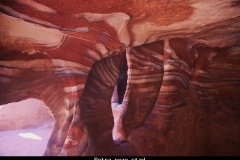 Petra roze stad Jordanië met kinderen