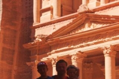 Petra Jordanië met kinderen